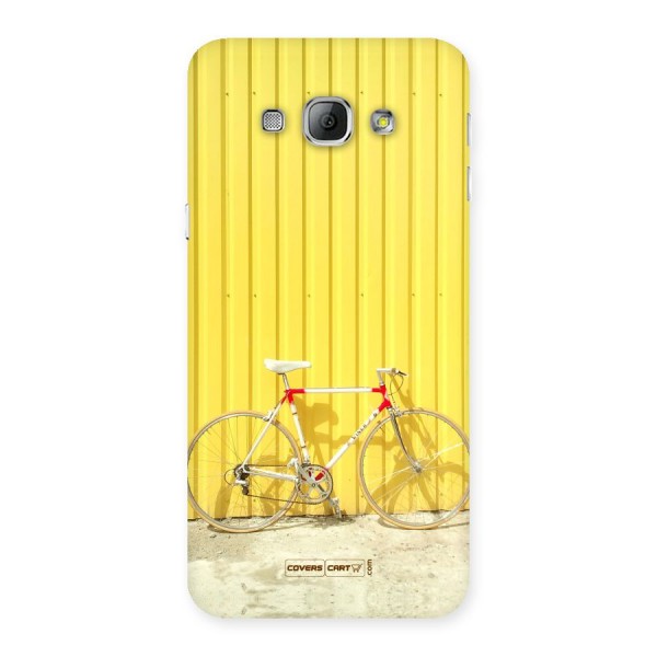 Yellow Cycle Classic Back Case for Galaxy A8
