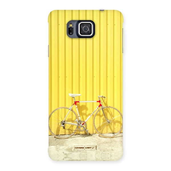 Yellow Cycle Classic Back Case for Galaxy Alpha