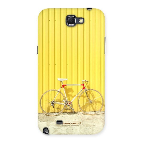 Yellow Cycle Classic Back Case for Galaxy Note 2