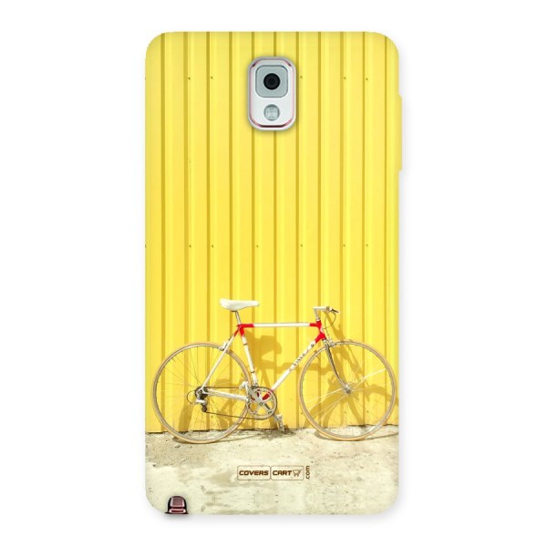 Yellow Cycle Classic Back Case for Galaxy Note 3