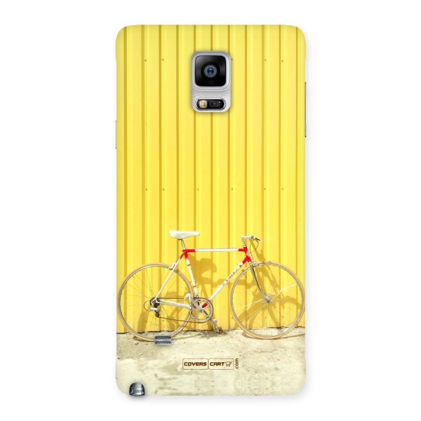 Yellow Cycle Classic Back Case for Galaxy Note 4