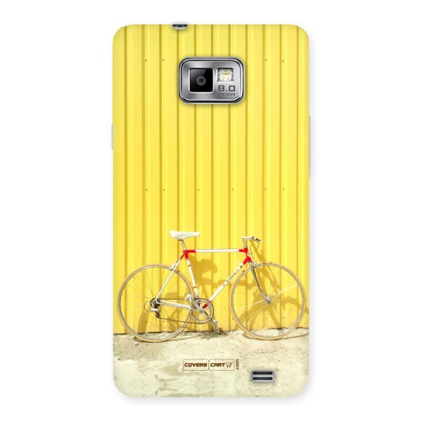 Yellow Cycle Classic Back Case for Galaxy S2
