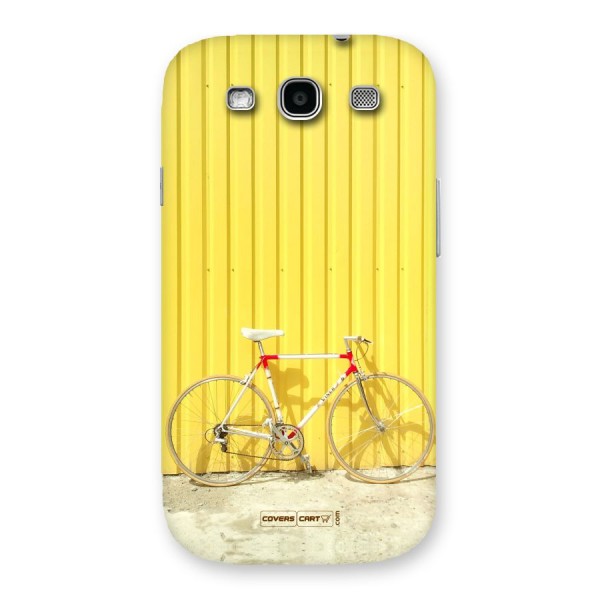 Yellow Cycle Classic Back Case for Galaxy S3