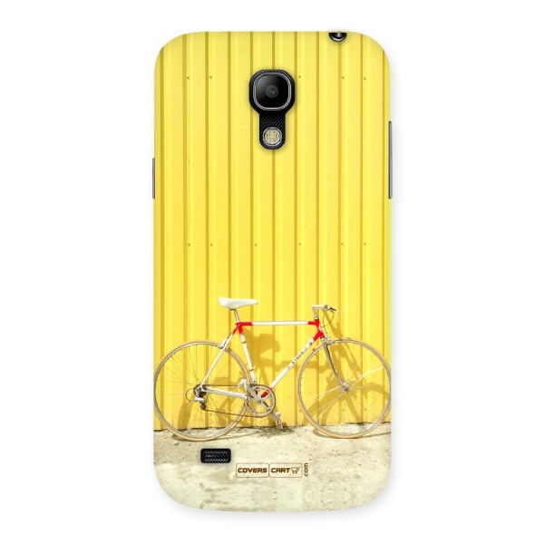 Yellow Cycle Classic Back Case for Galaxy S4 Mini
