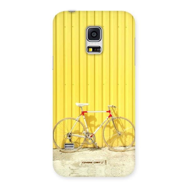 Yellow Cycle Classic Back Case for Galaxy S5 Mini