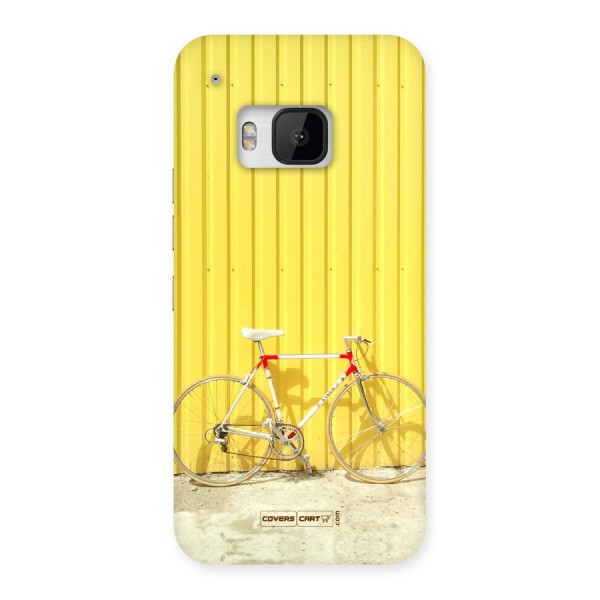 Yellow Cycle Classic Back Case for HTC One M9