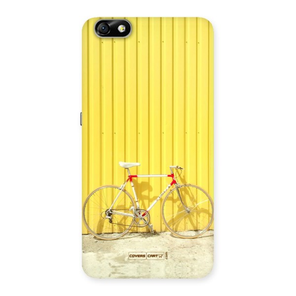 Yellow Cycle Classic Back Case for Honor 4X