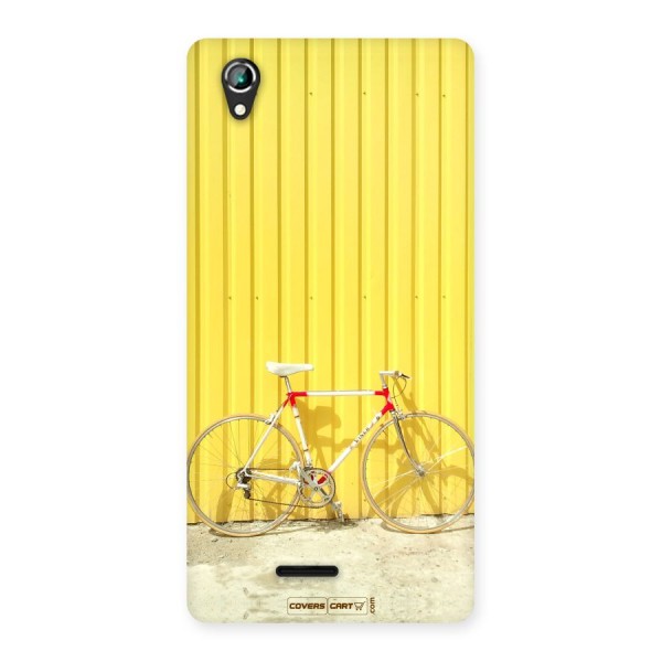 Yellow Cycle Classic Back Case for Lava Iris 800