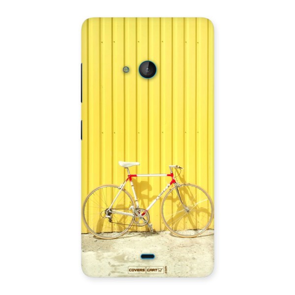 Yellow Cycle Classic Back Case for Lumia 540