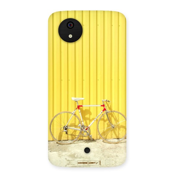 Yellow Cycle Classic Back Case for Micromax Canvas A1