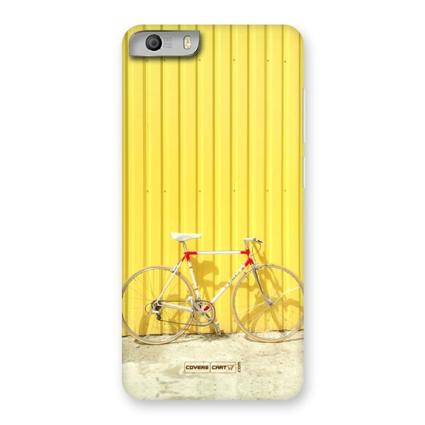Yellow Cycle Classic Back Case for Micromax Canvas Knight 2