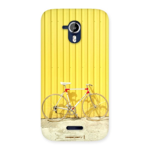 Yellow Cycle Classic Back Case for Micromax Canvas Magnus A117
