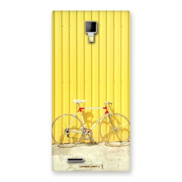 Yellow Cycle Classic Back Case for Micromax Canvas Xpress A99