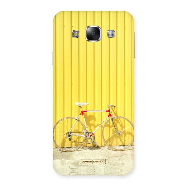 Yellow Cycle Classic Back Case for Samsung Galaxy E5