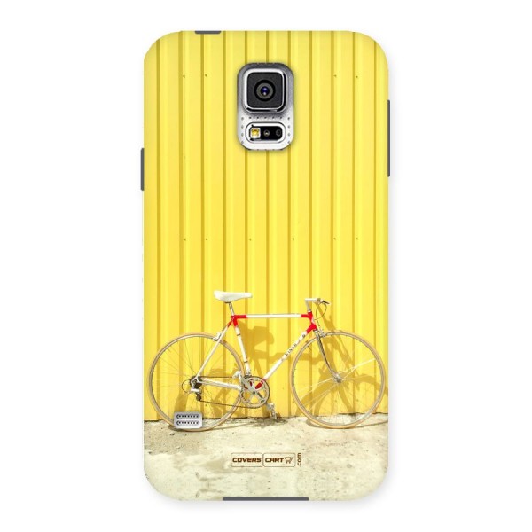Yellow Cycle Classic Back Case for Samsung Galaxy S5