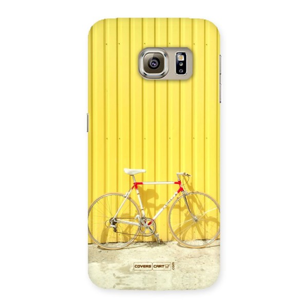 Yellow Cycle Classic Back Case for Samsung Galaxy S6 Edge