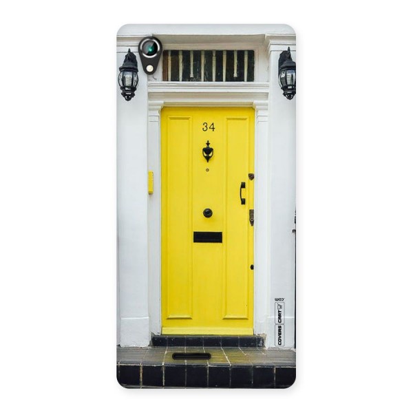 Yellow Door Back Case for Lava Iris 800
