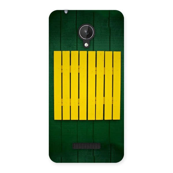 Yellow Fence Back Case for Micromax Canvas Spark Q380