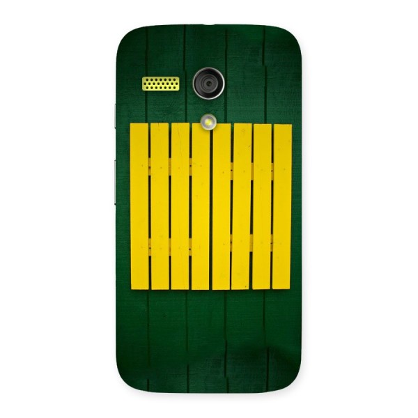 Yellow Fence Back Case for Moto G