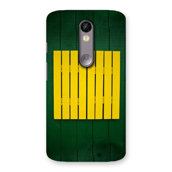 Yellow Fence Back Case for Moto X Force