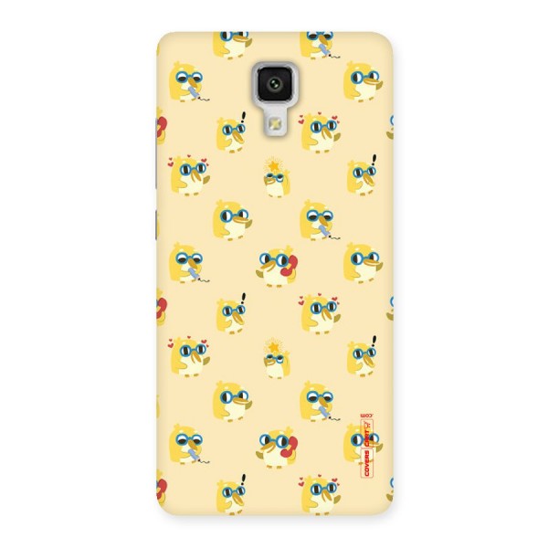 Yellow Parrot Back Case for Xiaomi Mi 4