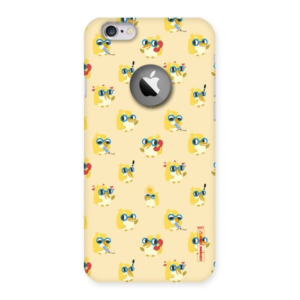Yellow Parrot Back Case for iPhone 6 Logo Cut
