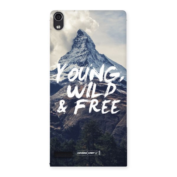 Young Wild and Free Back Case for Ascend P6