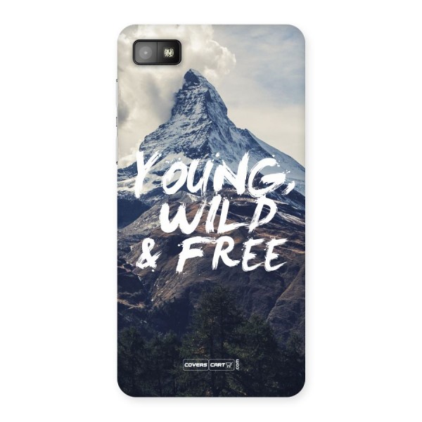 Young Wild and Free Back Case for Blackberry Z10