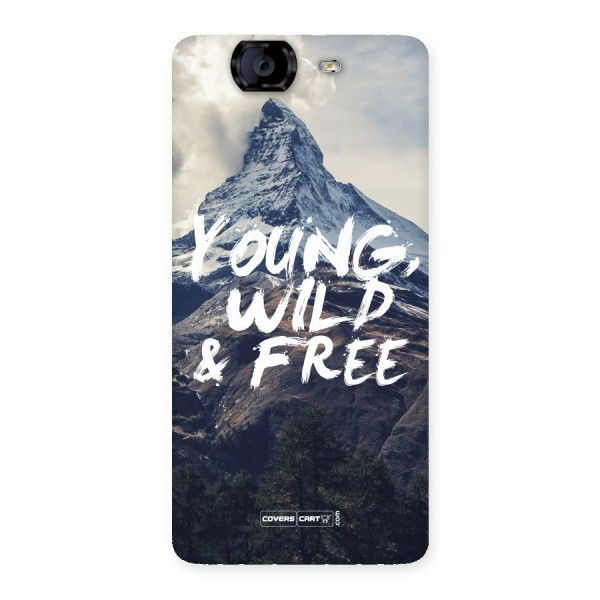 Young Wild and Free Back Case for Canvas Knight A350