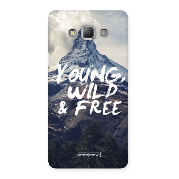 Young Wild and Free Back Case for Galaxy A7
