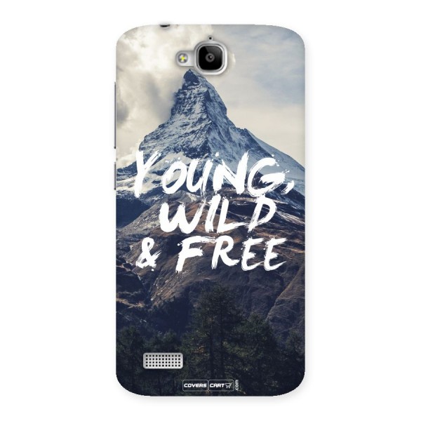 Young Wild and Free Back Case for Honor Holly