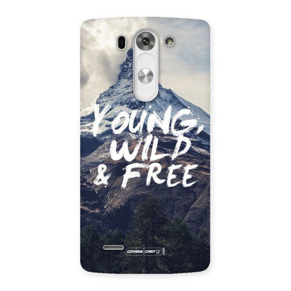 Young Wild and Free Back Case for LG G3 Beat