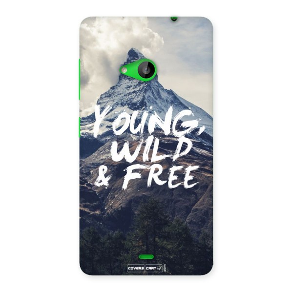 Young Wild and Free Back Case for Lumia 535