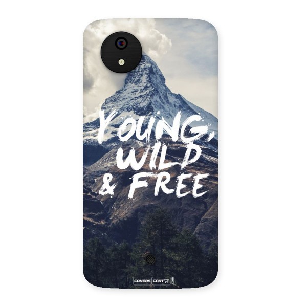 Young Wild and Free Back Case for Micromax Canvas A1