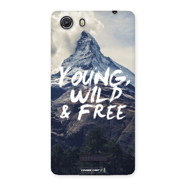 Young Wild and Free Back Case for Micromax Unite 3