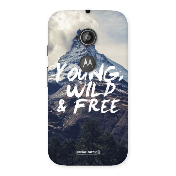 Young Wild and Free Back Case for Moto E 2nd Gen