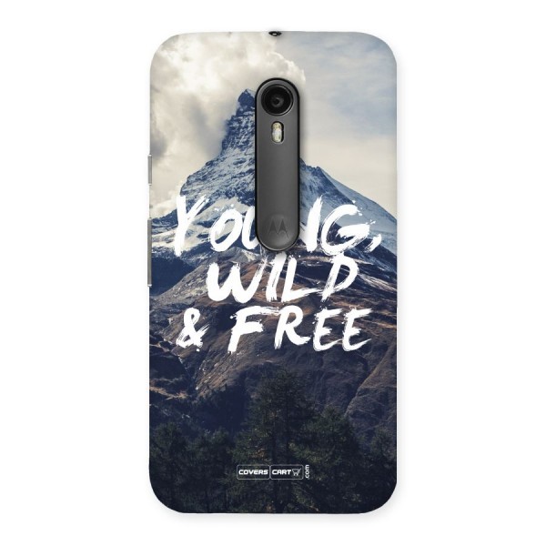 Young Wild and Free Back Case for Moto G3