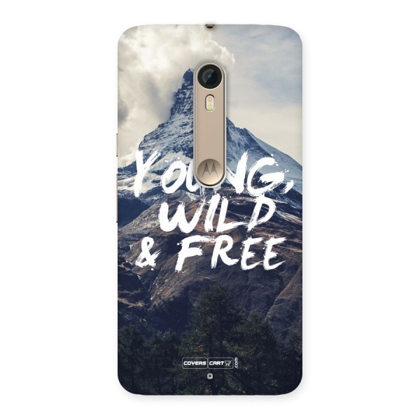 Young Wild and Free Back Case for Motorola Moto X Style