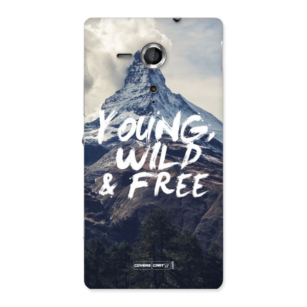 Young Wild and Free Back Case for Sony Xperia SP