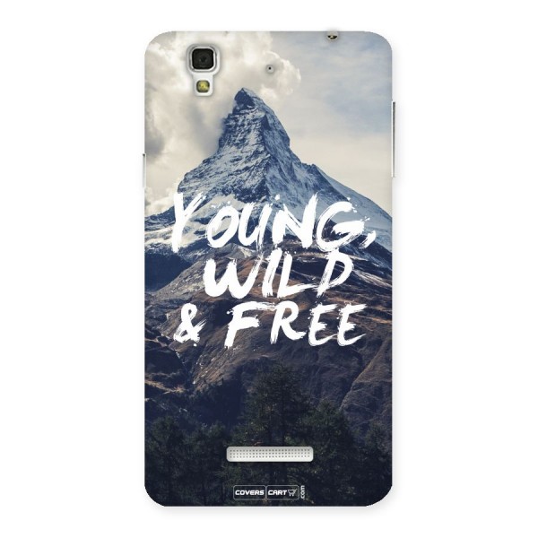 Young Wild and Free Back Case for Yu Yureka