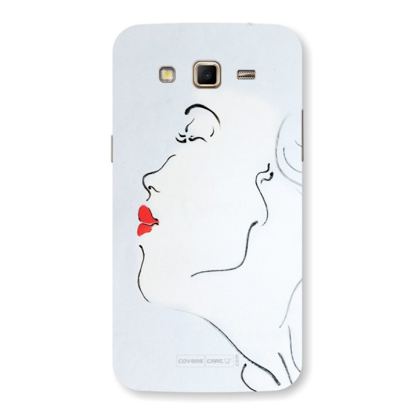 Girl in Red Lipstick Back Case for Samsung Galaxy Grand 2