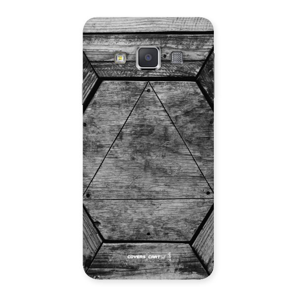 Wooden Hexagon Back Case for Galaxy A3