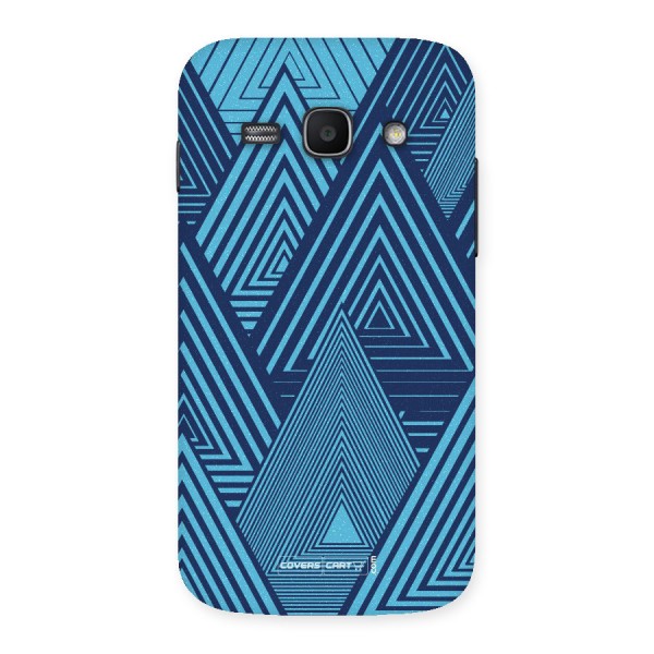 Geometric Blue Print Back Case for Galaxy Ace3