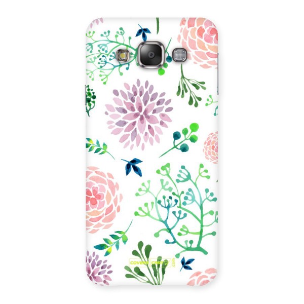 Fresh Floral Back Case for Galaxy E7