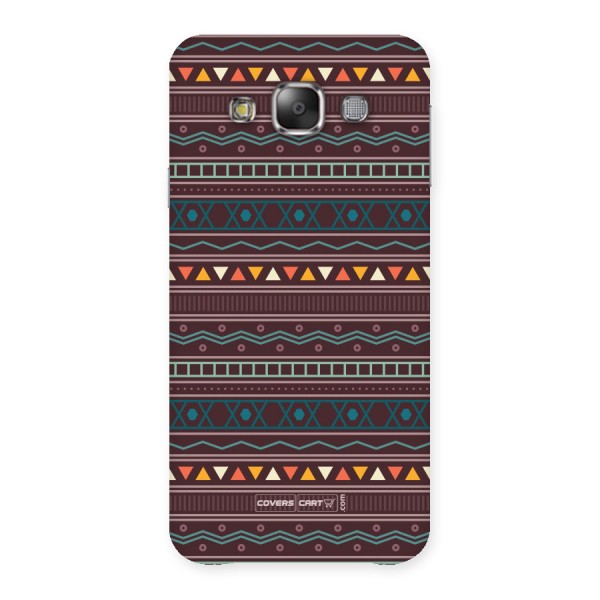 Classic Aztec Pattern Back Case for Galaxy E7