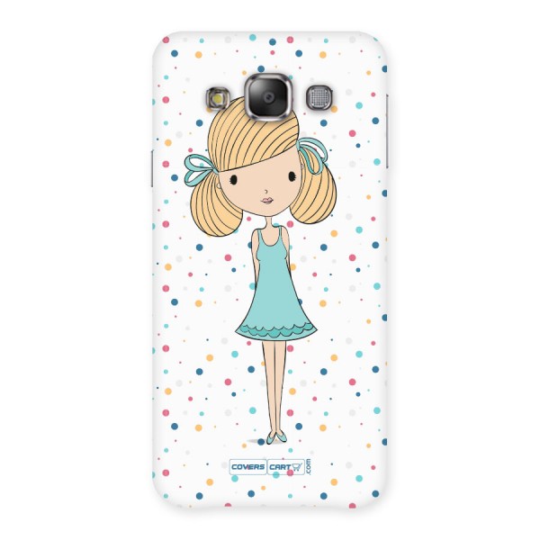 Cute Girl Back Case for Galaxy E7