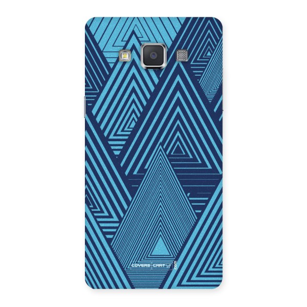 Geometric Blue Print Back Case for Galaxy Grand 3