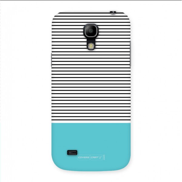 Deep Sky Blue Stripes Back Case for S4 Mini