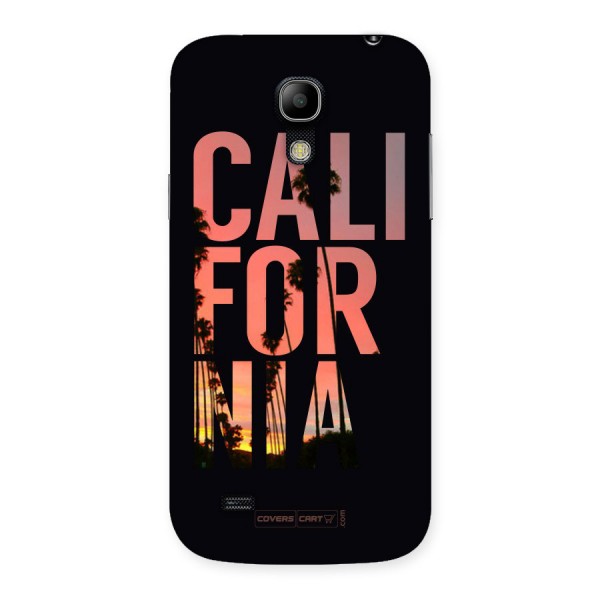 California Back Case for S4 Mini