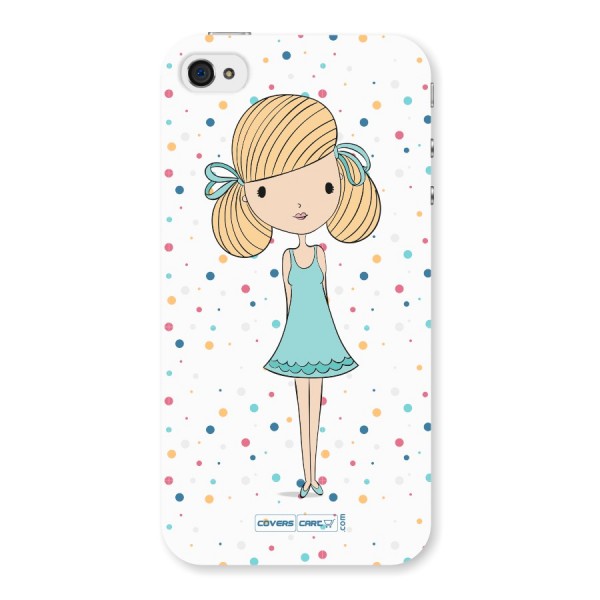 Cute Girl Back Case for iPhone 4/4S